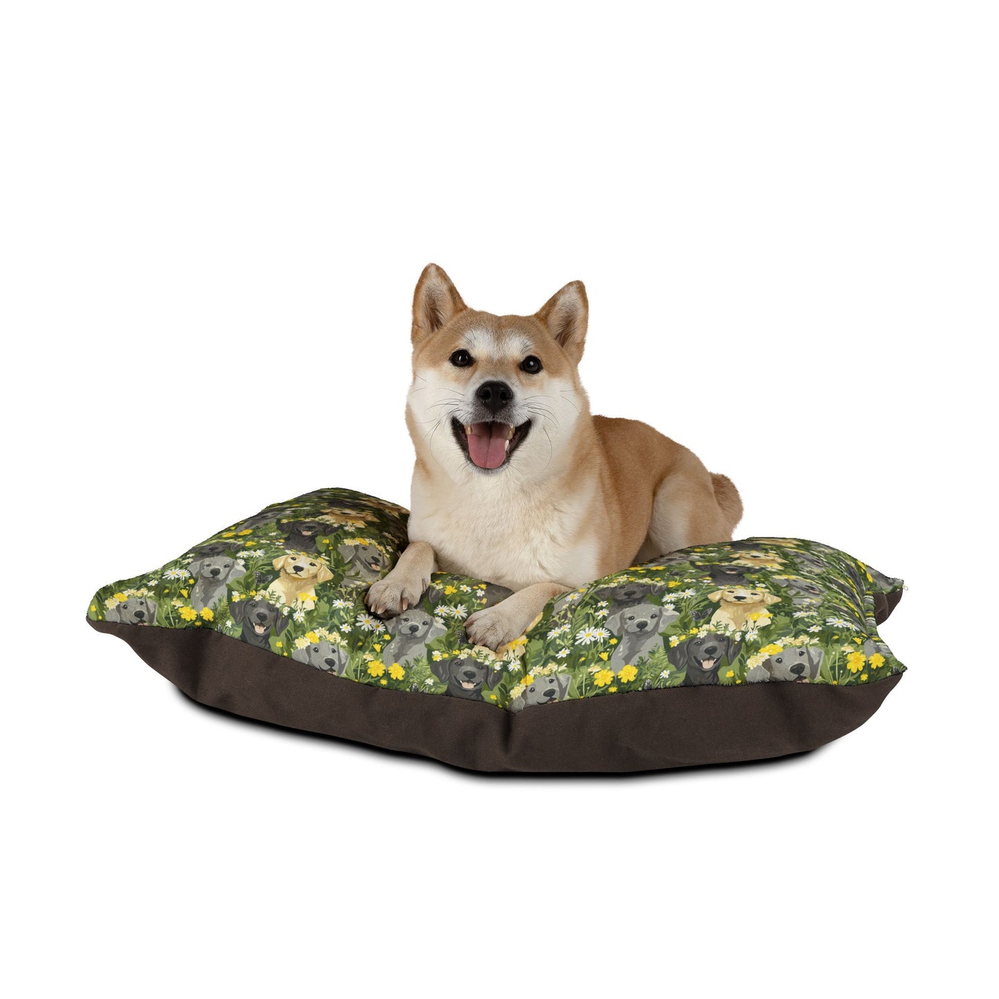 Floral Dog Paradise Pet Bed β Soft, Cozy & Washable