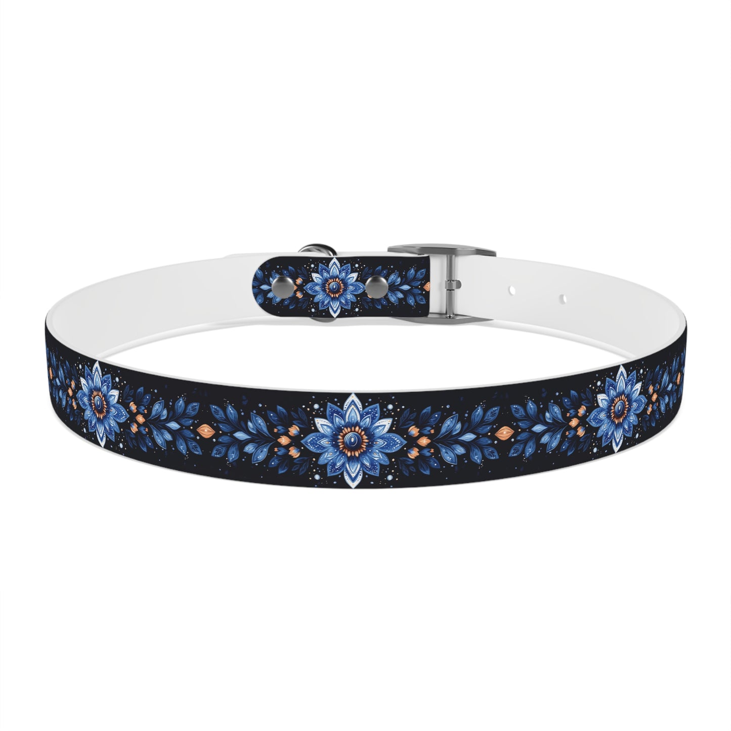Flower Pattern Dog Collar - Stylish & Durable Pet Accessory