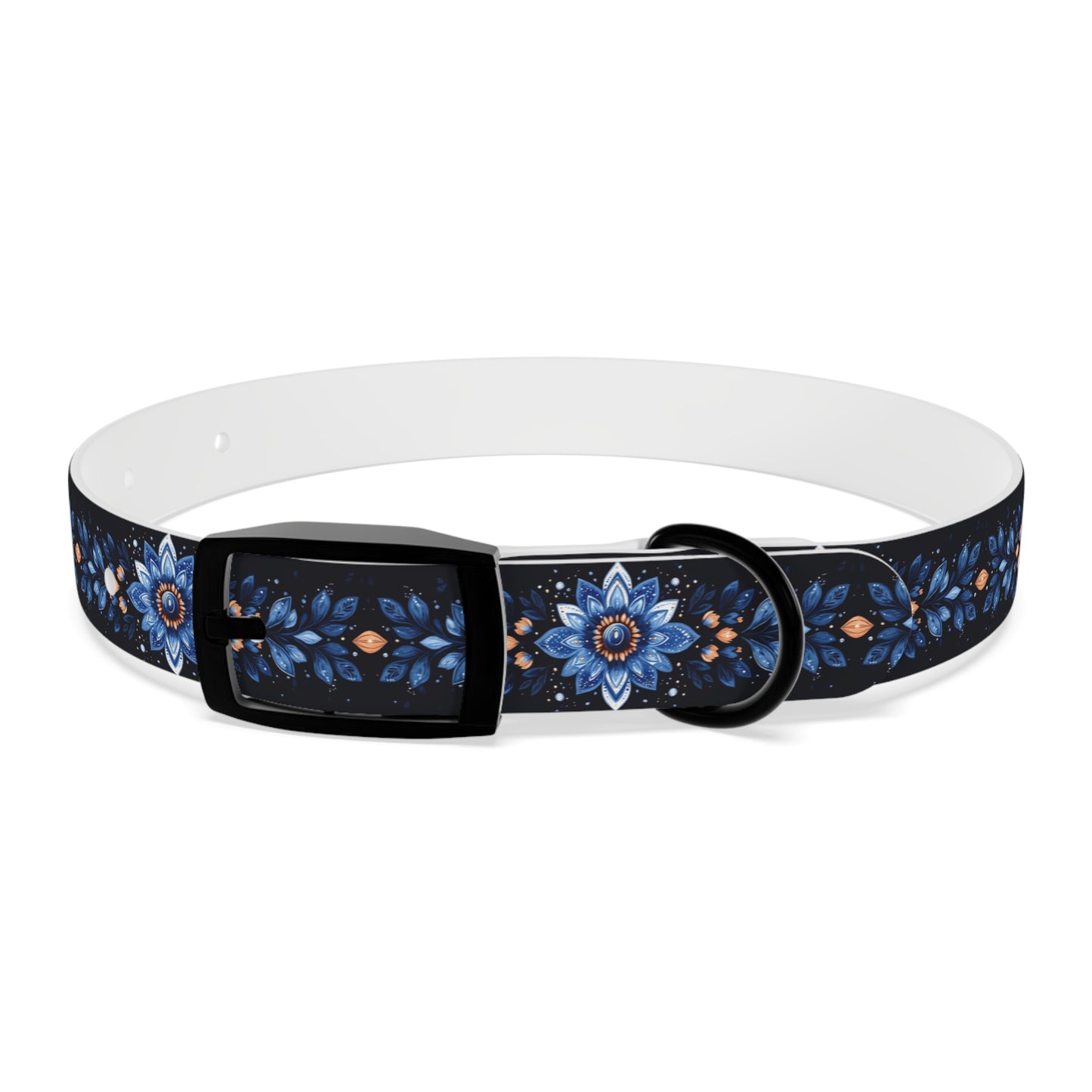Flower Pattern Dog Collar - Stylish & Durable Pet Accessory