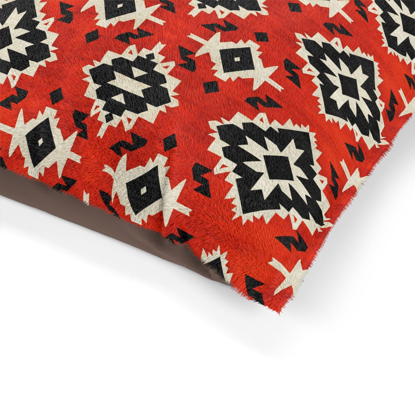 Ethnic Pattern Pet Bed – Soft, Durable & Stylish Lounging Spot