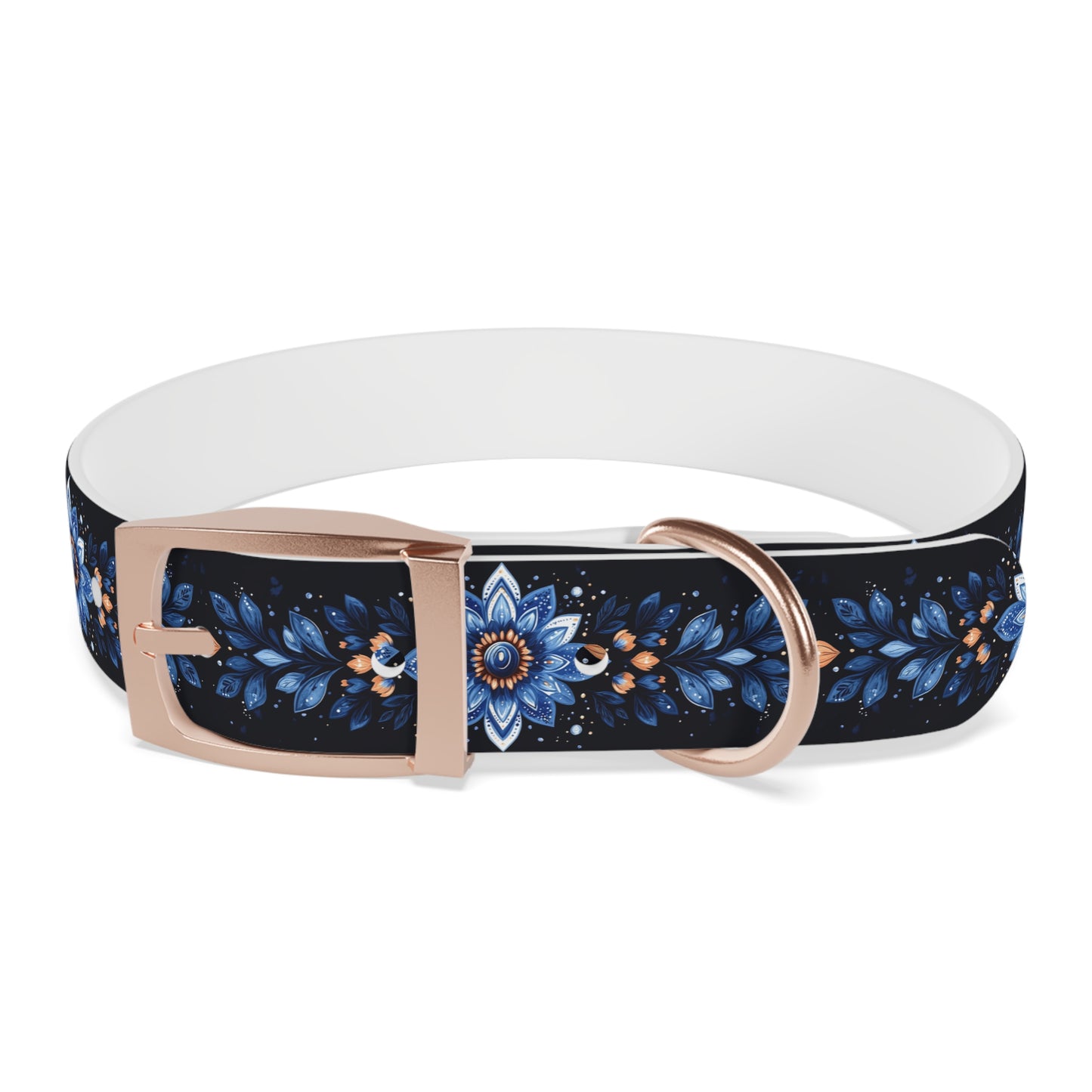 Flower Pattern Dog Collar - Stylish & Durable Pet Accessory