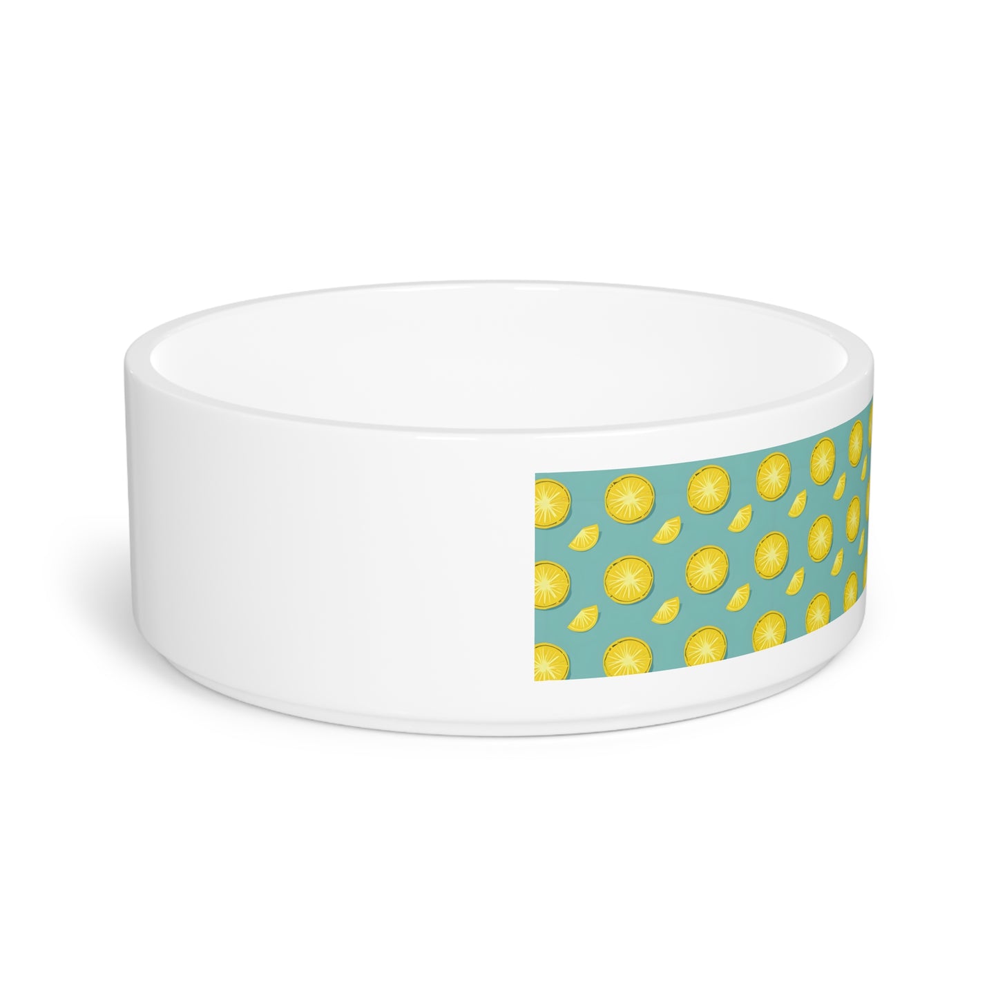Lemon Slice Pet Bowl - Fun Citrus Design for Pets
