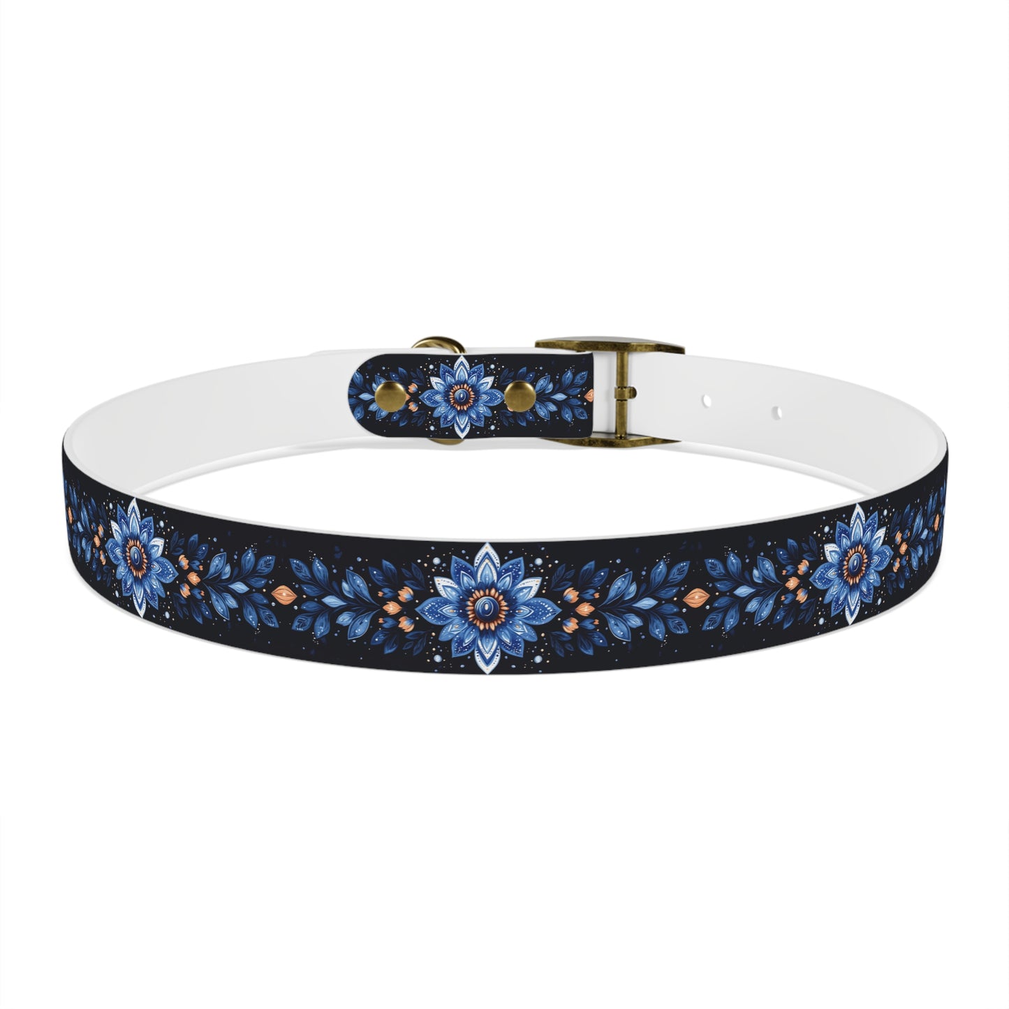 Flower Pattern Dog Collar - Stylish & Durable Pet Accessory