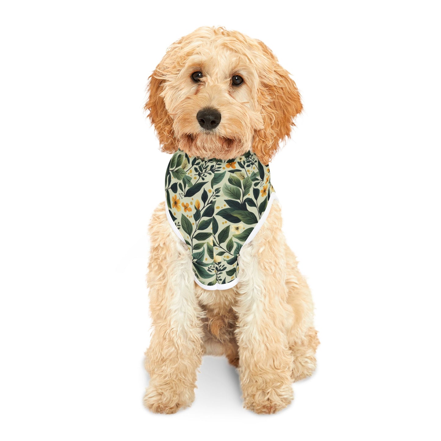 Tropical Leaf Pet Hoodie - Cozy Floral Design for Stylish Dogs