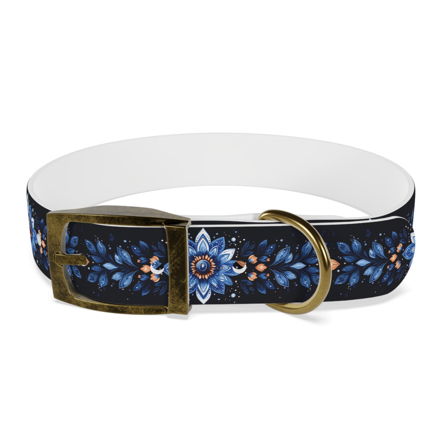 Flower Pattern Dog Collar - Stylish & Durable Pet Accessory