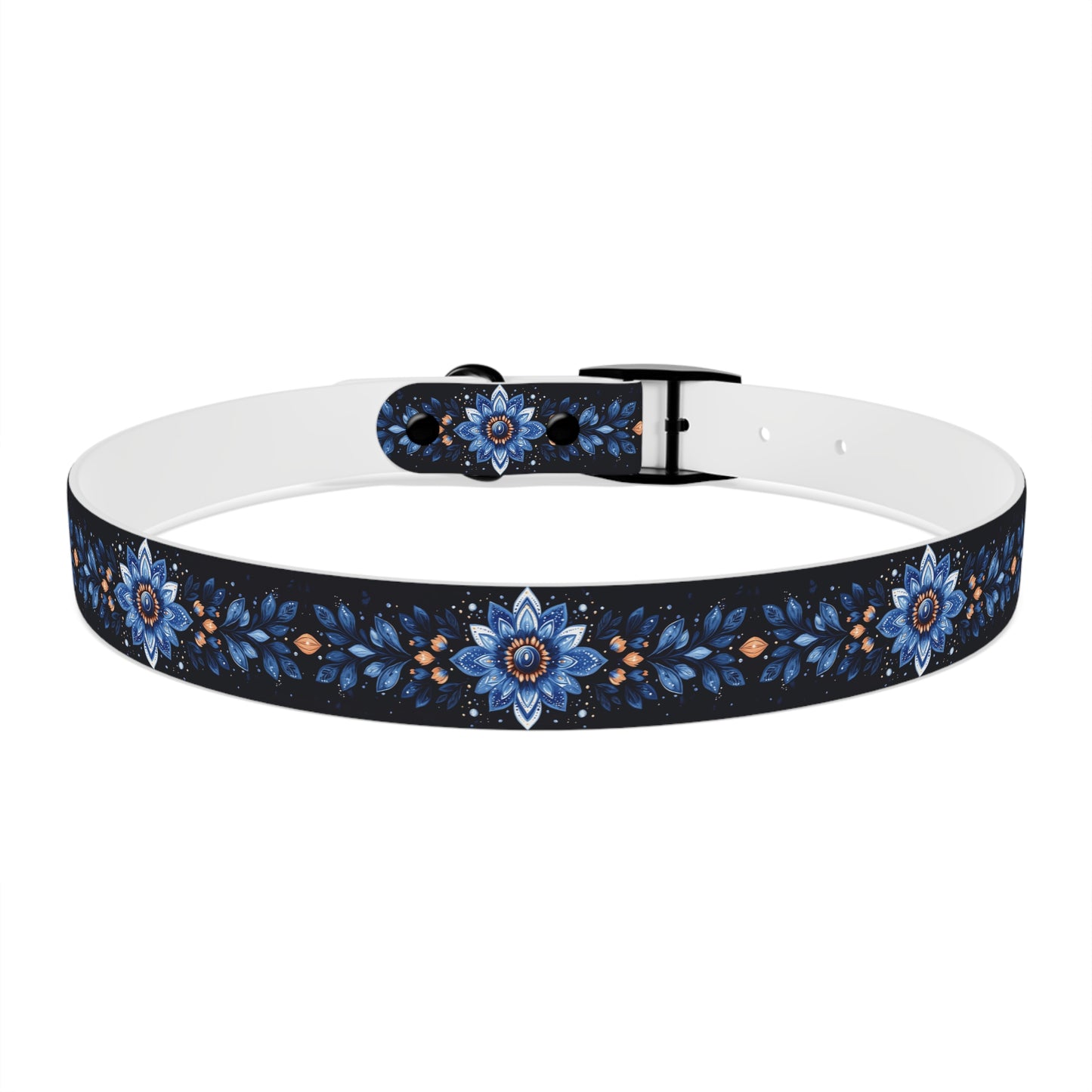 Flower Pattern Dog Collar - Stylish & Durable Pet Accessory