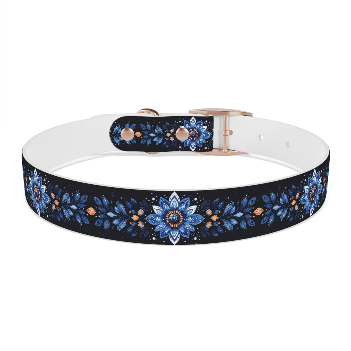 Flower Pattern Dog Collar - Stylish & Durable Pet Accessory