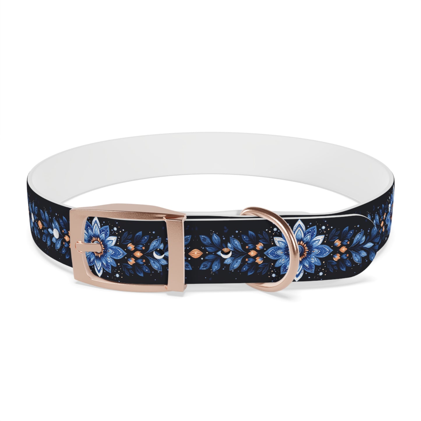 Flower Pattern Dog Collar - Stylish & Durable Pet Accessory