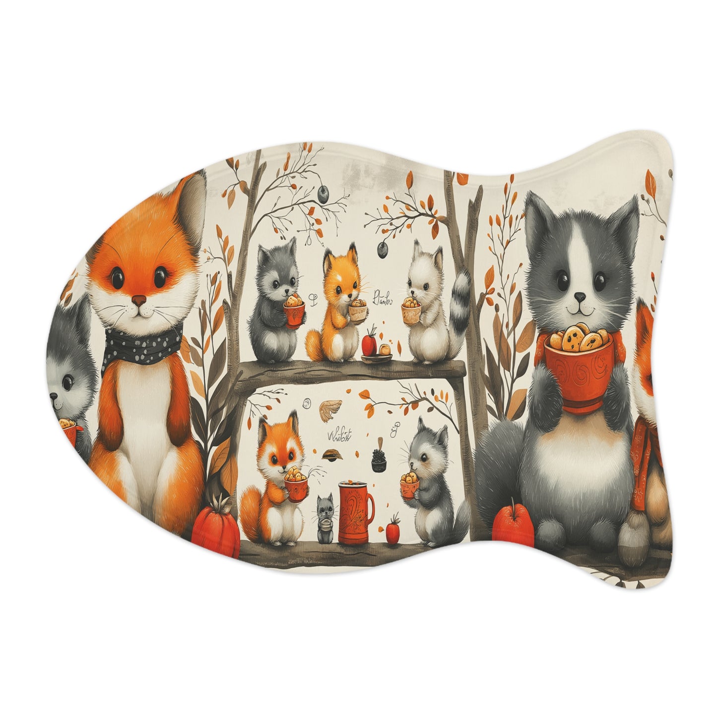 Adorable Animal-Themed Pet Feeding Mats | Perfect for Pet Lovers