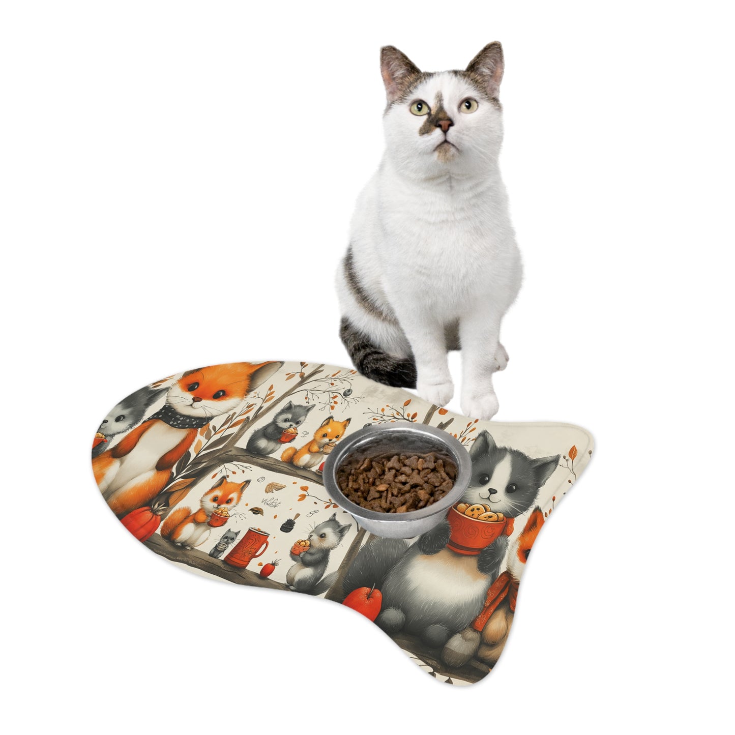 Adorable Animal-Themed Pet Feeding Mats | Perfect for Pet Lovers