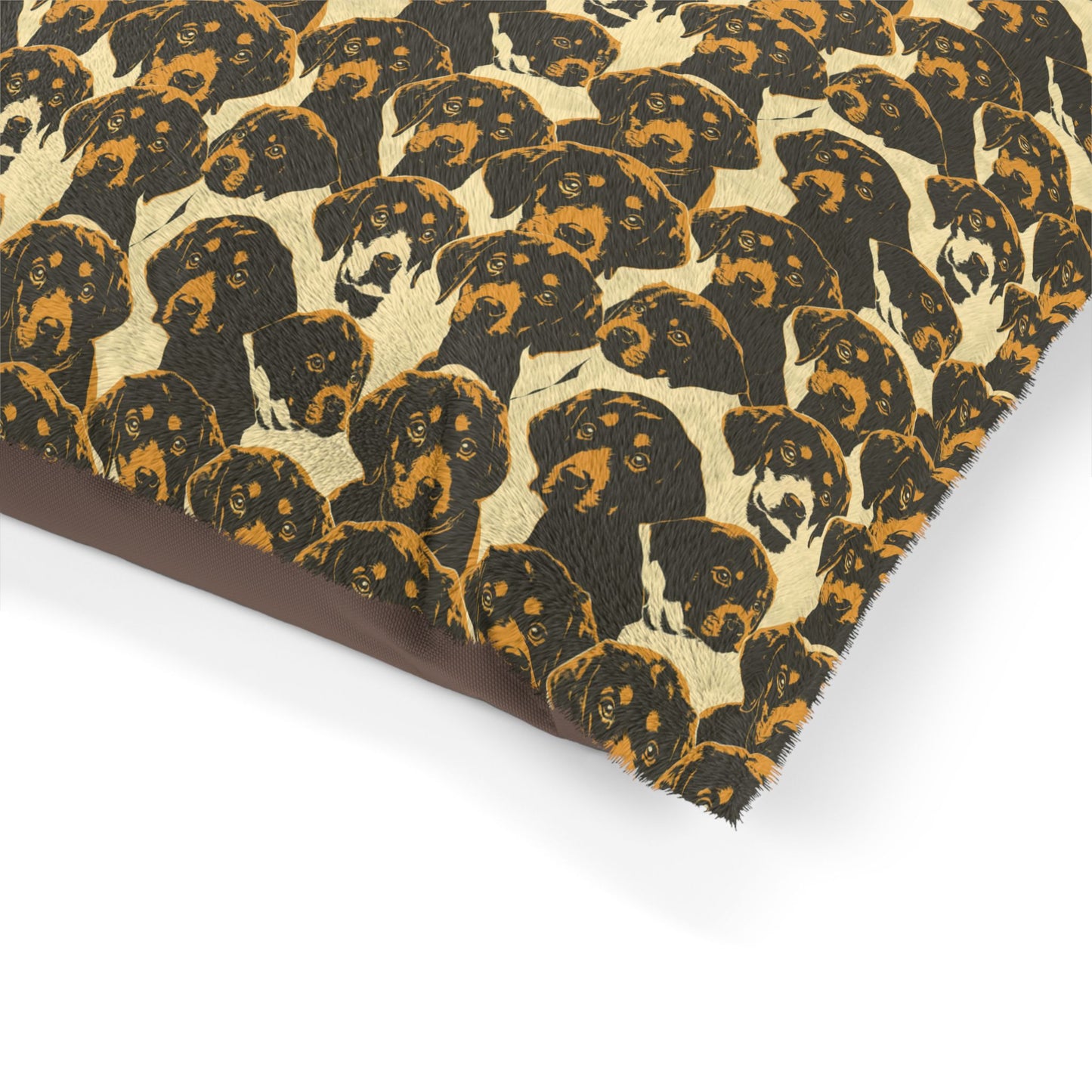 Loyal Companion Dog Print Pet Bed – Soft, Cozy & Durable