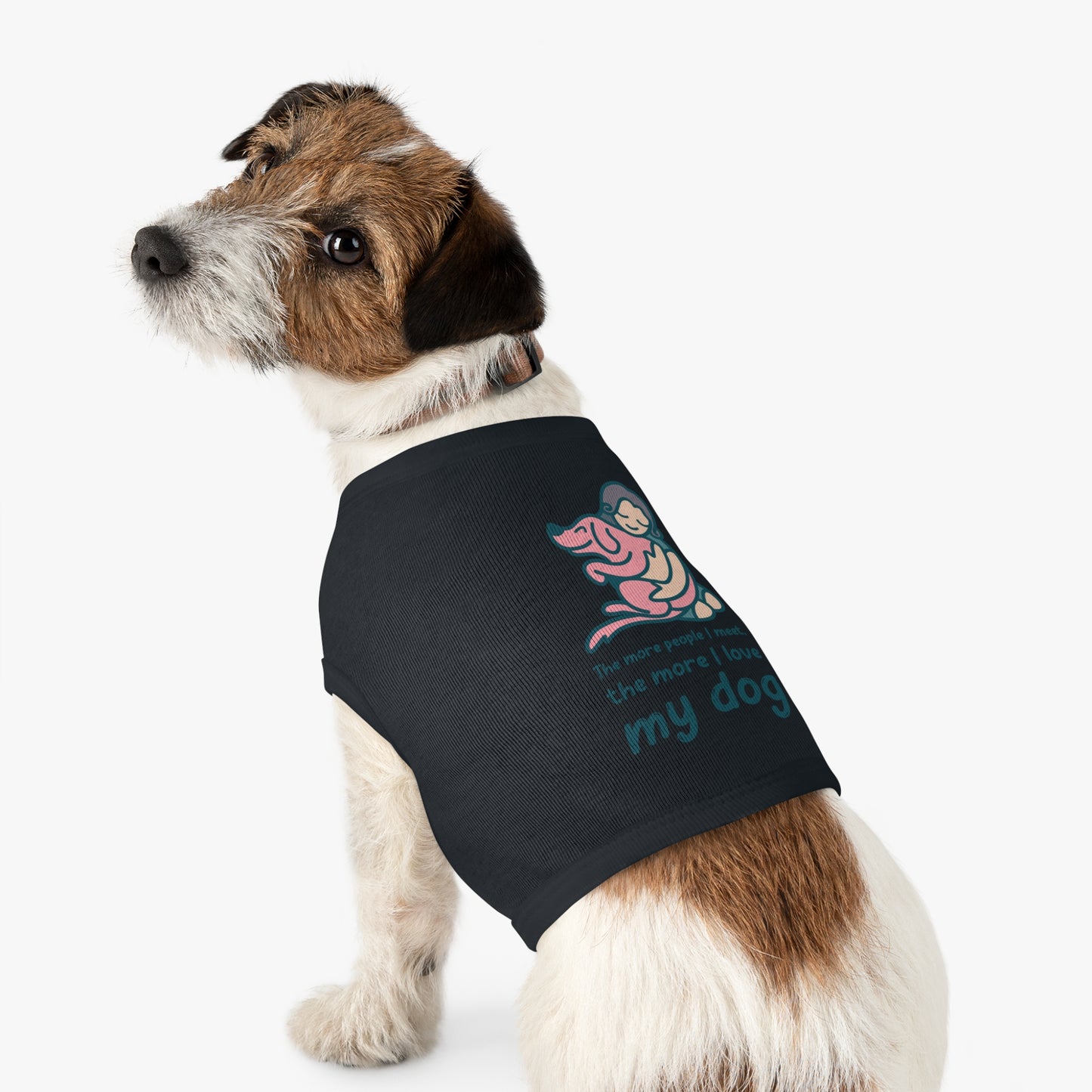 Cute Dog Lover Pet Tank Top - "The More People I Meet, The More I Love My Dog"