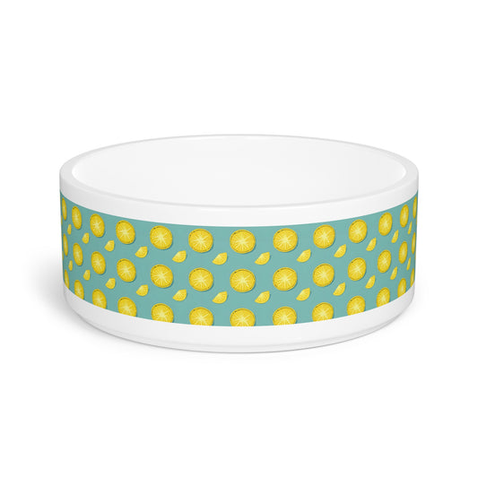 Lemon Slice Pet Bowl - Fun Citrus Design for Pets