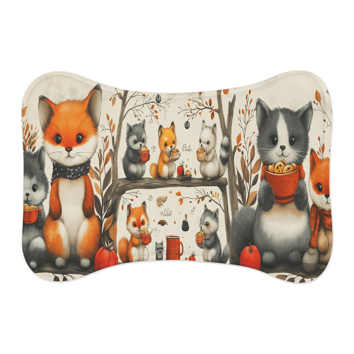 Adorable Animal-Themed Pet Feeding Mats | Perfect for Pet Lovers