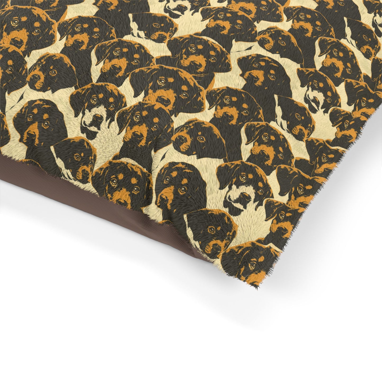 Loyal Companion Dog Print Pet Bed – Soft, Cozy & Durable