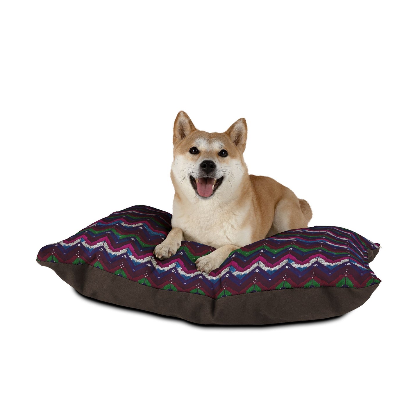 Cozy Chevron Pet Bed – Stylish and Comfortable for Your Furry Friend