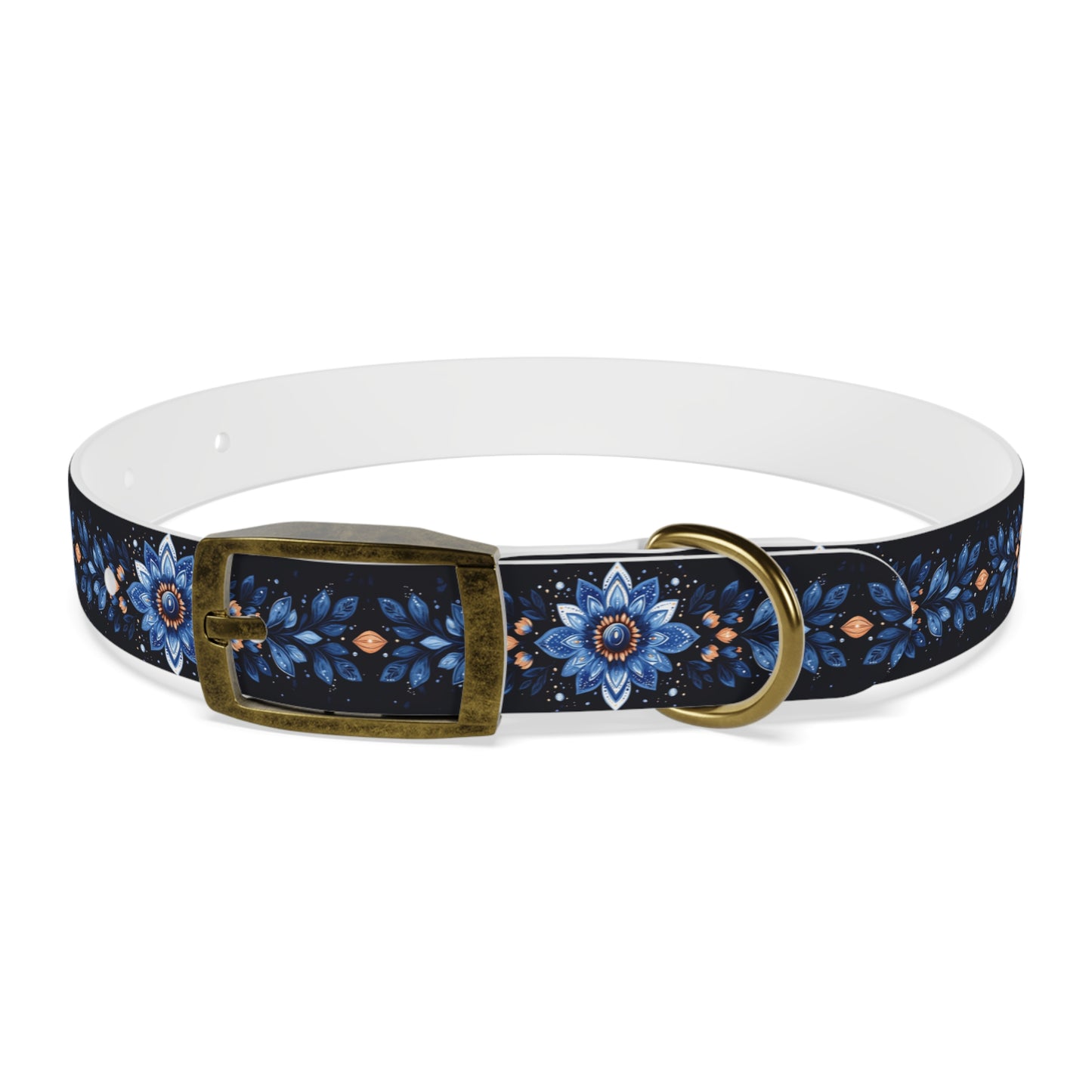 Flower Pattern Dog Collar - Stylish & Durable Pet Accessory