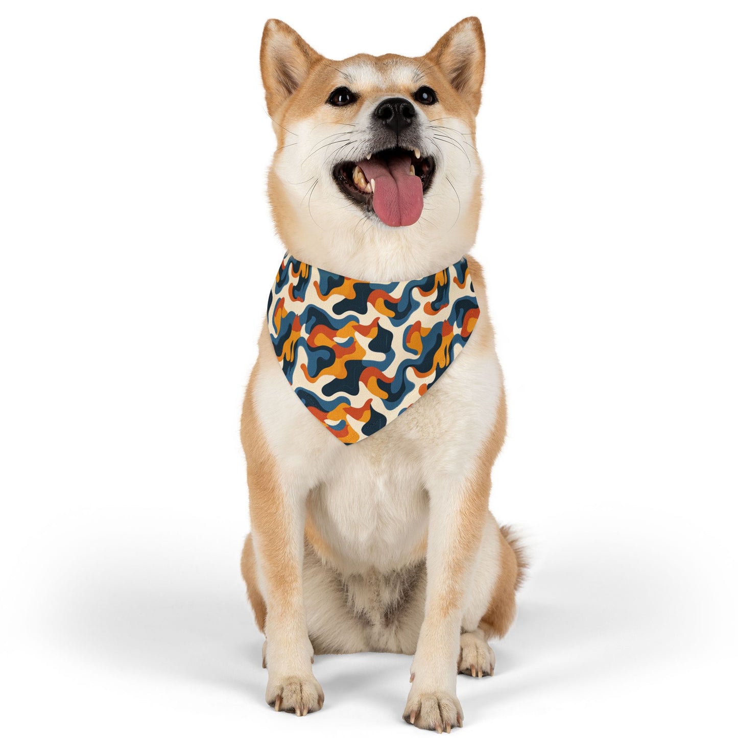 Stylish Camouflage Pet Bandana Collar - Perfect for Outdoor Adventures & Stylish Pets