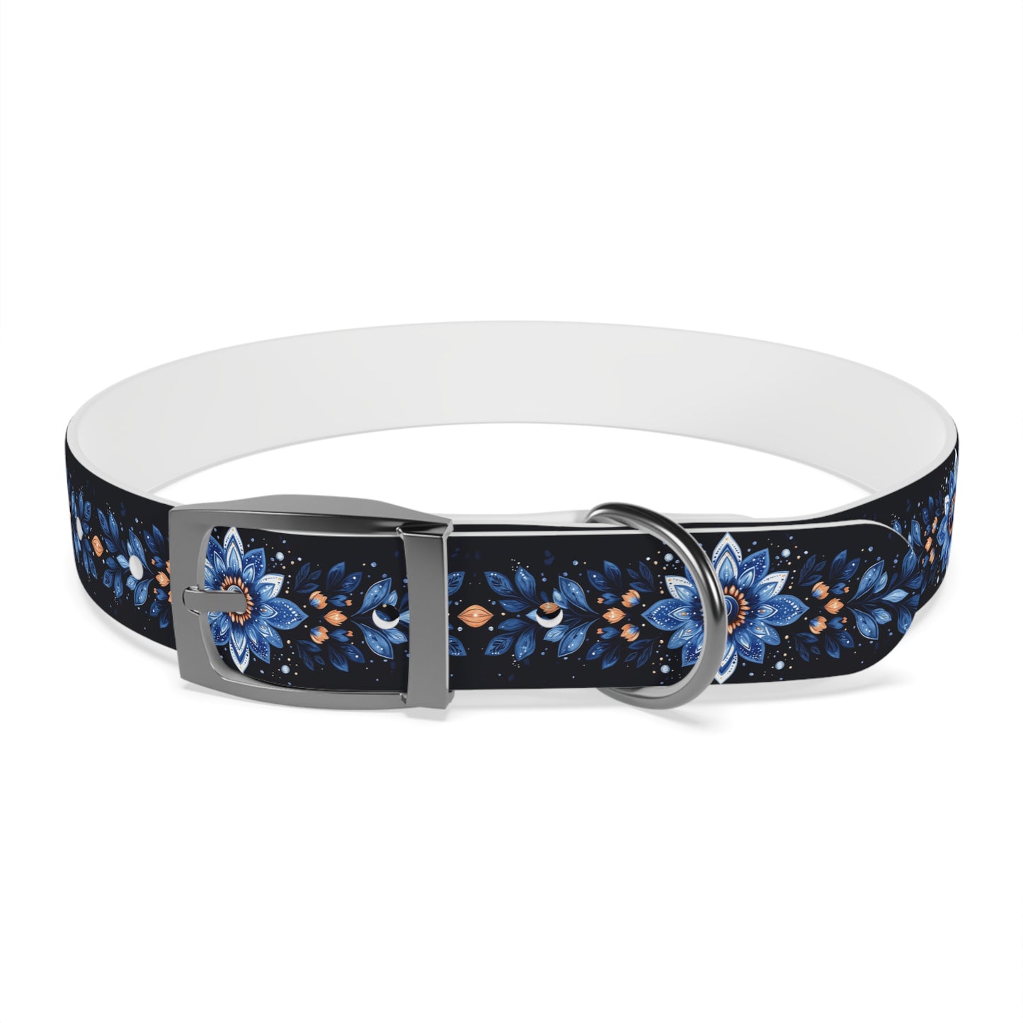 Flower Pattern Dog Collar - Stylish & Durable Pet Accessory