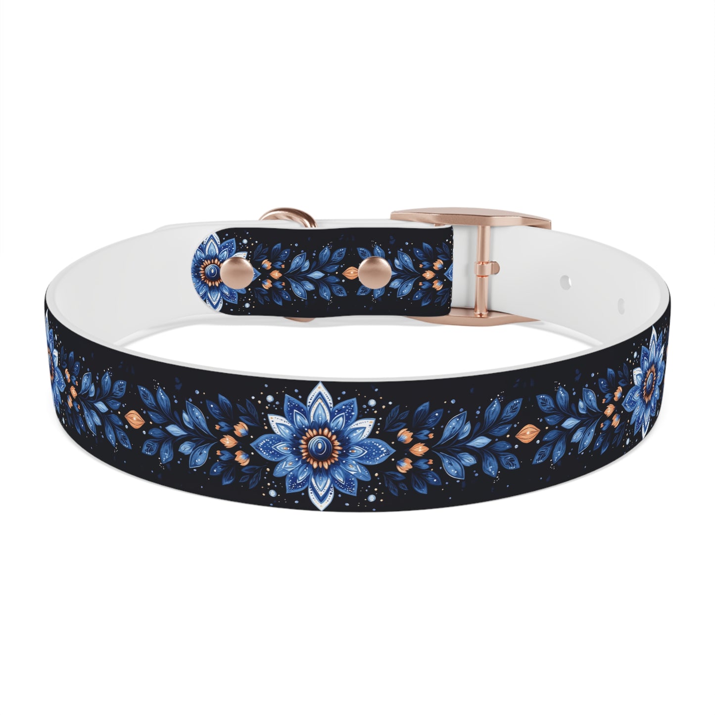 Flower Pattern Dog Collar - Stylish & Durable Pet Accessory