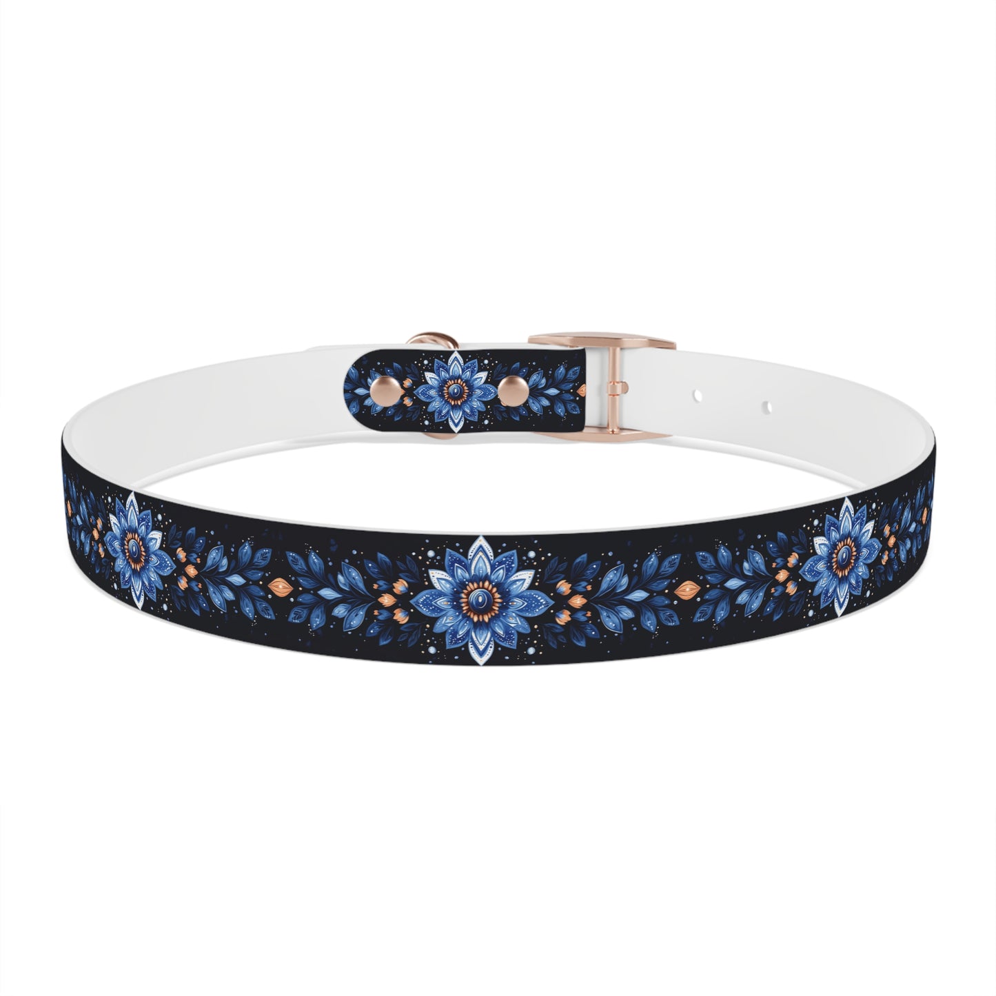 Flower Pattern Dog Collar - Stylish & Durable Pet Accessory