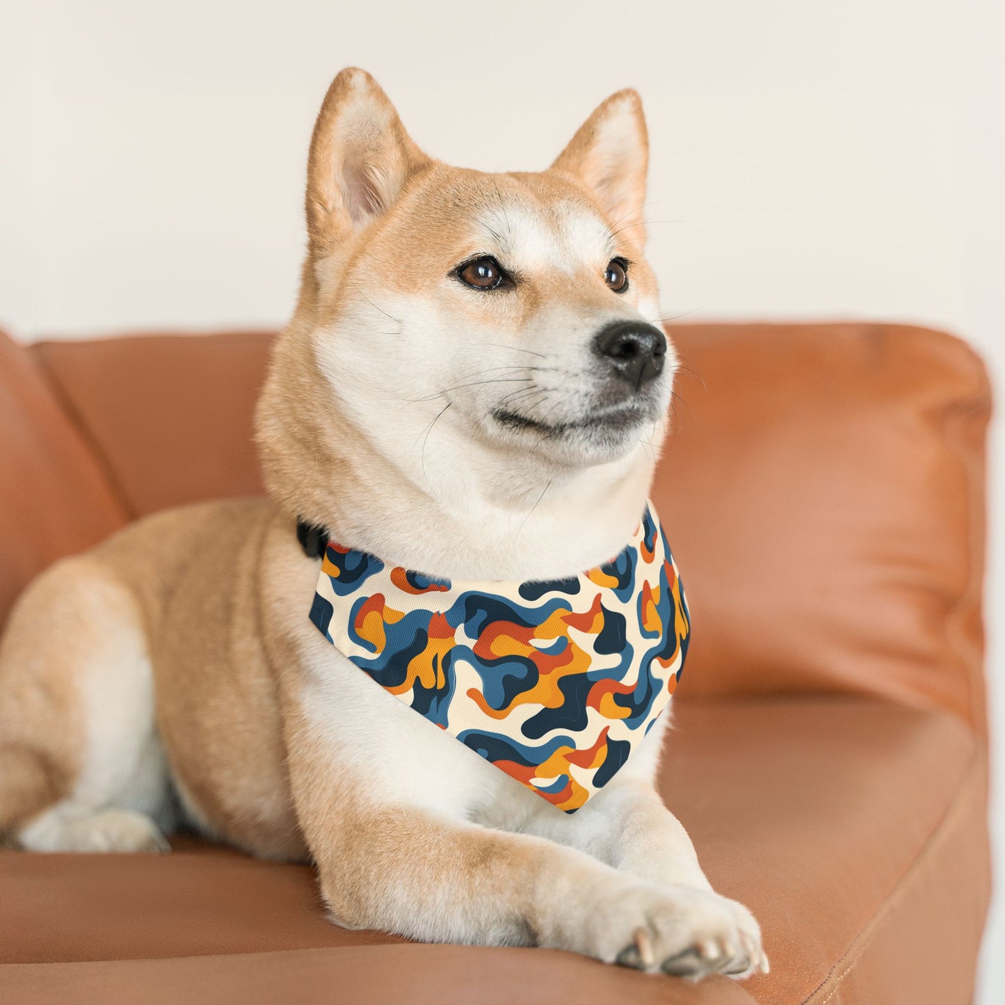 Stylish Camouflage Pet Bandana Collar - Perfect for Outdoor Adventures & Stylish Pets