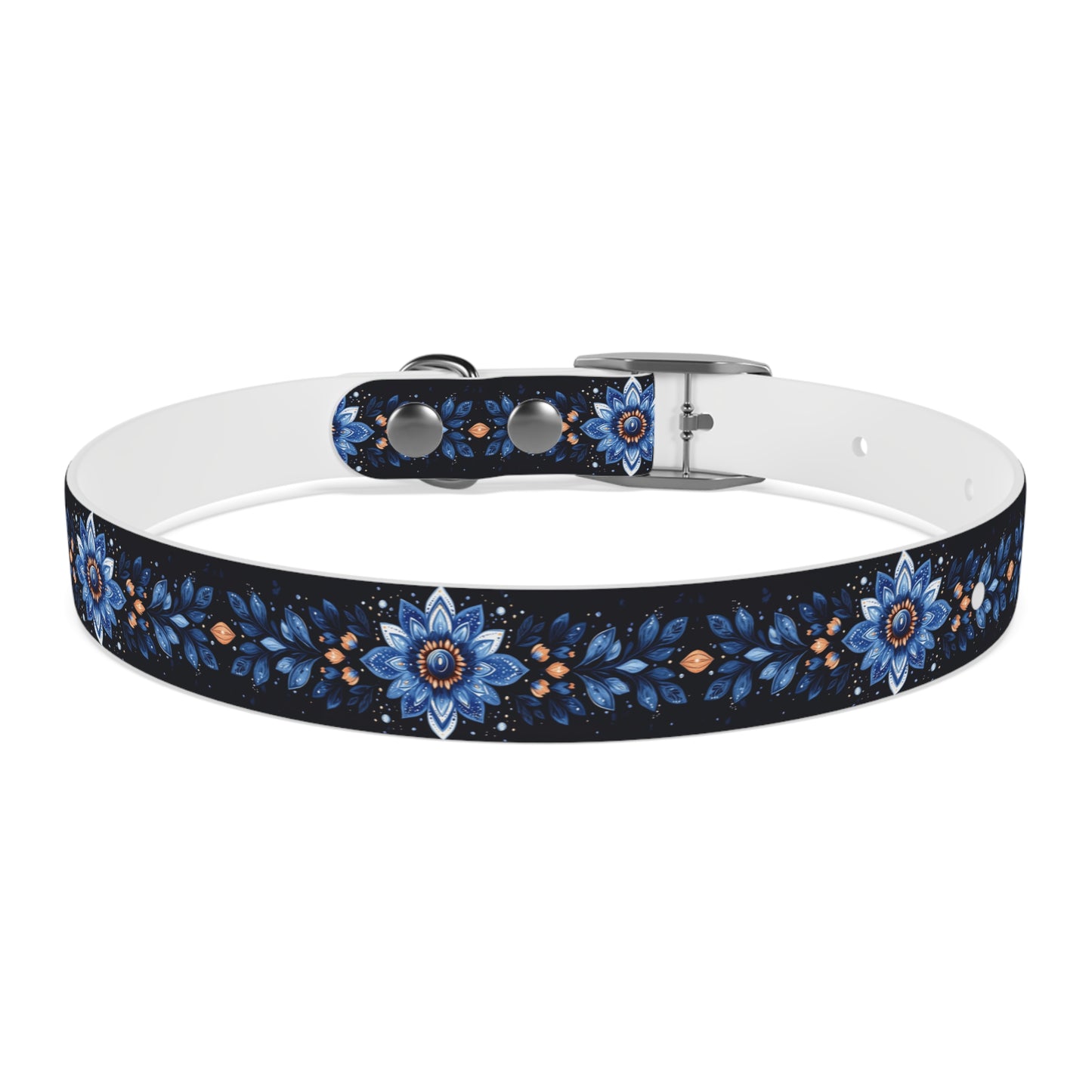Flower Pattern Dog Collar - Stylish & Durable Pet Accessory