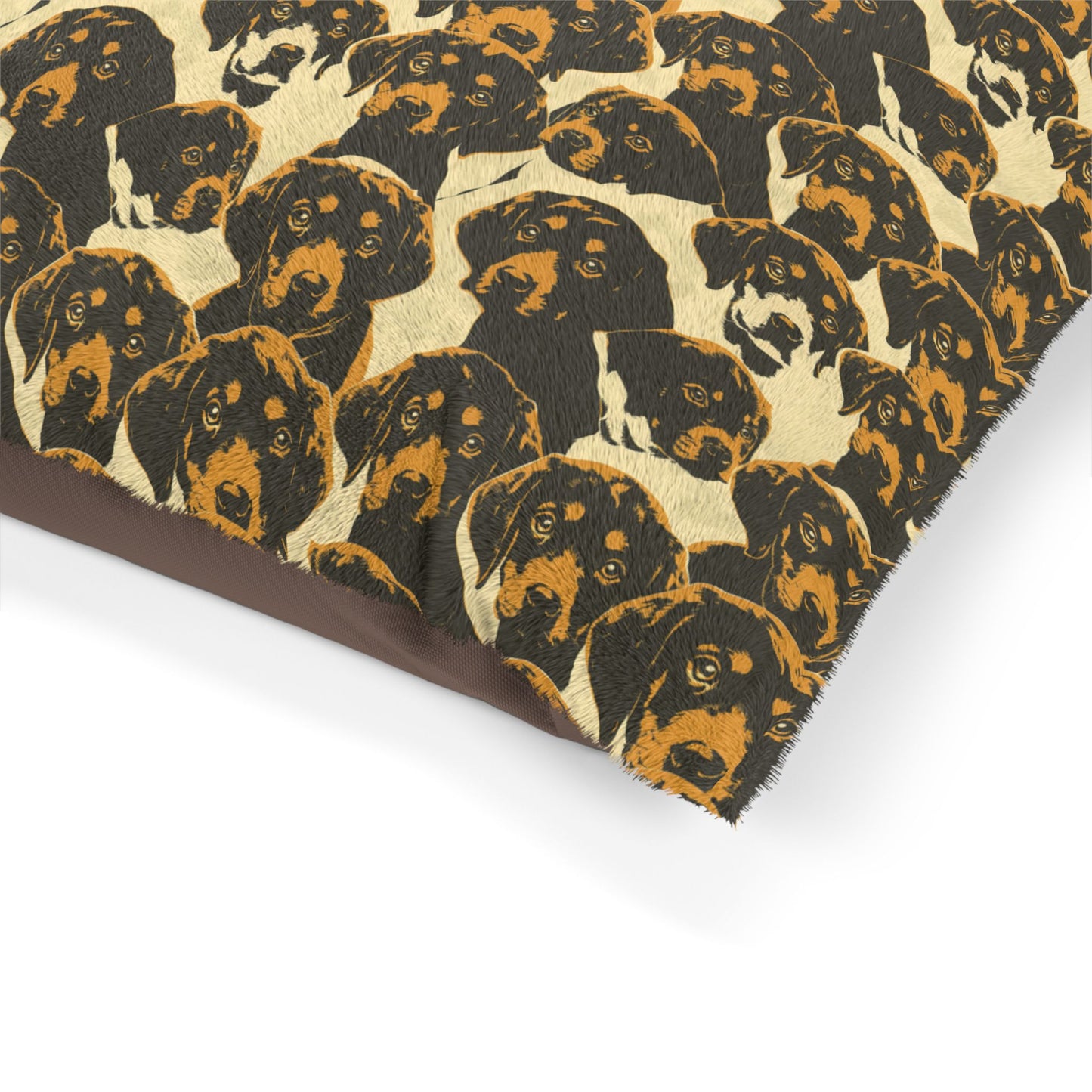 Loyal Companion Dog Print Pet Bed – Soft, Cozy & Durable