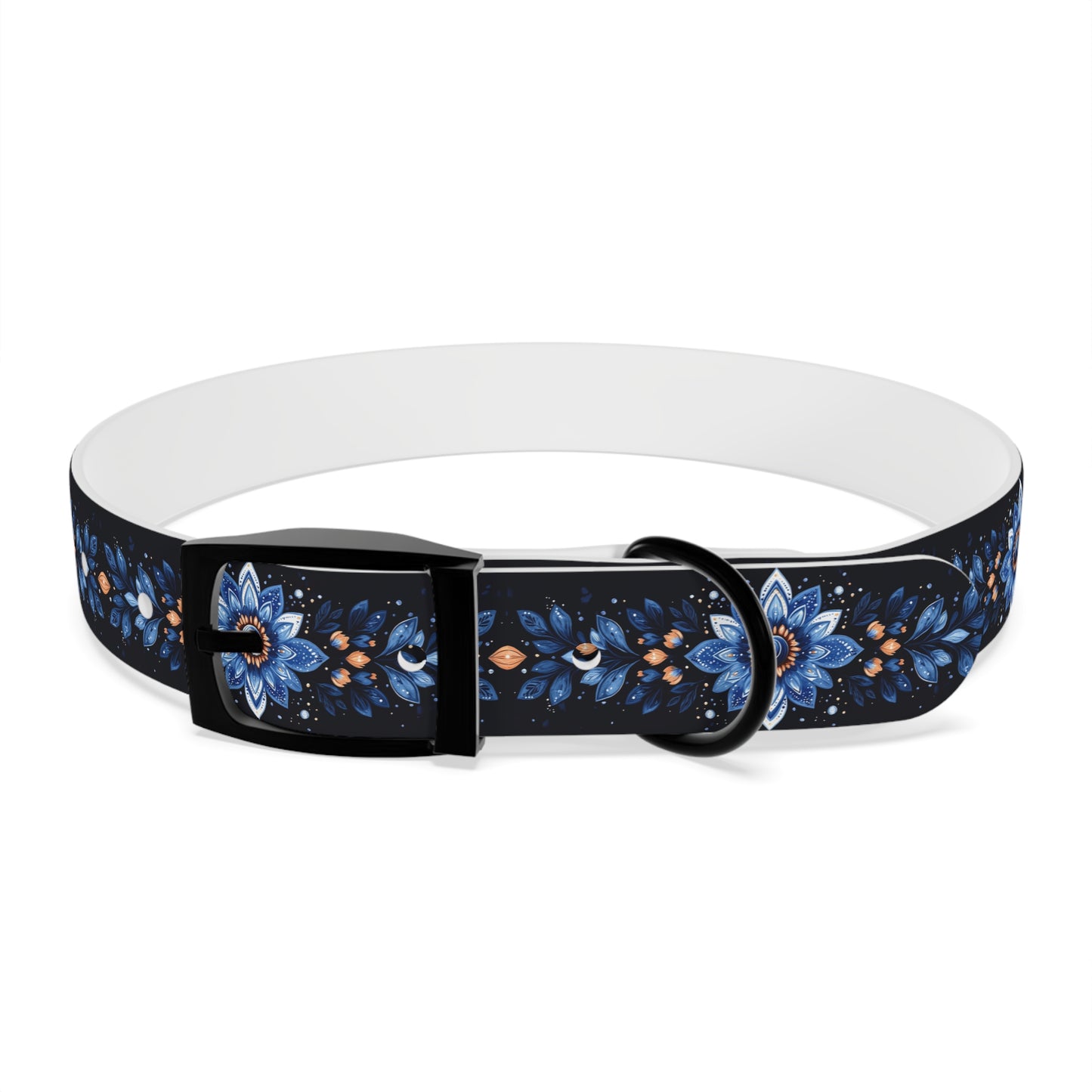 Flower Pattern Dog Collar - Stylish & Durable Pet Accessory