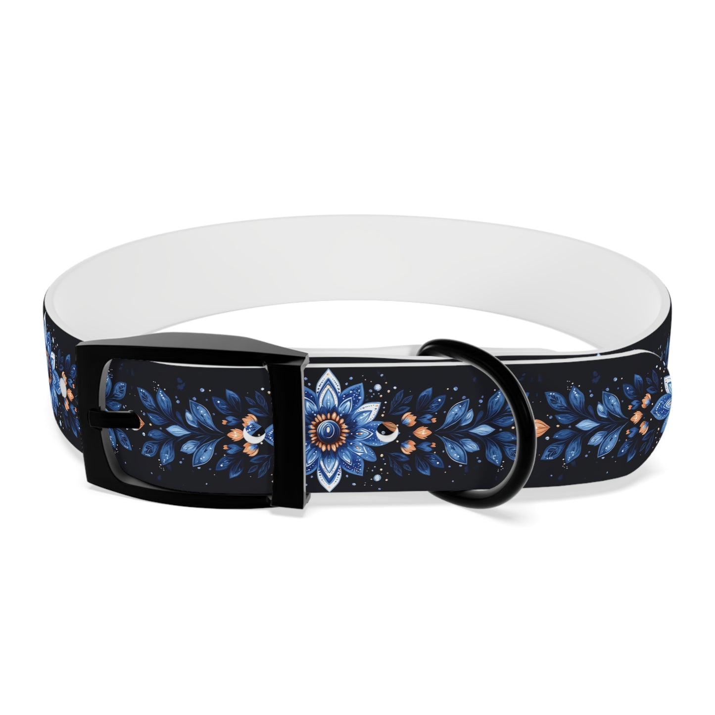 Flower Pattern Dog Collar - Stylish & Durable Pet Accessory