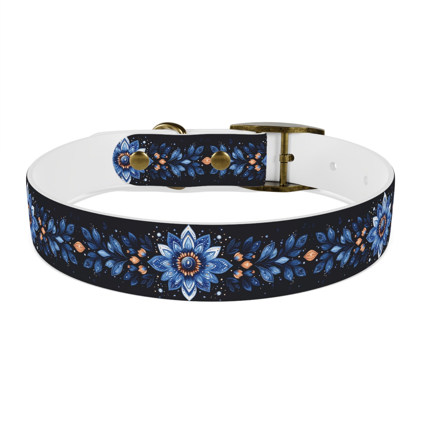 Flower Pattern Dog Collar - Stylish & Durable Pet Accessory