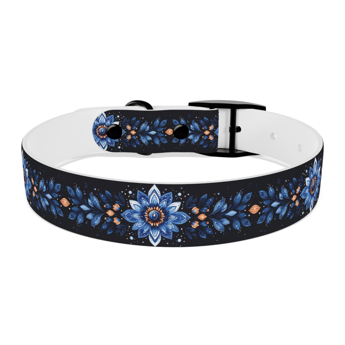 Flower Pattern Dog Collar - Stylish & Durable Pet Accessory