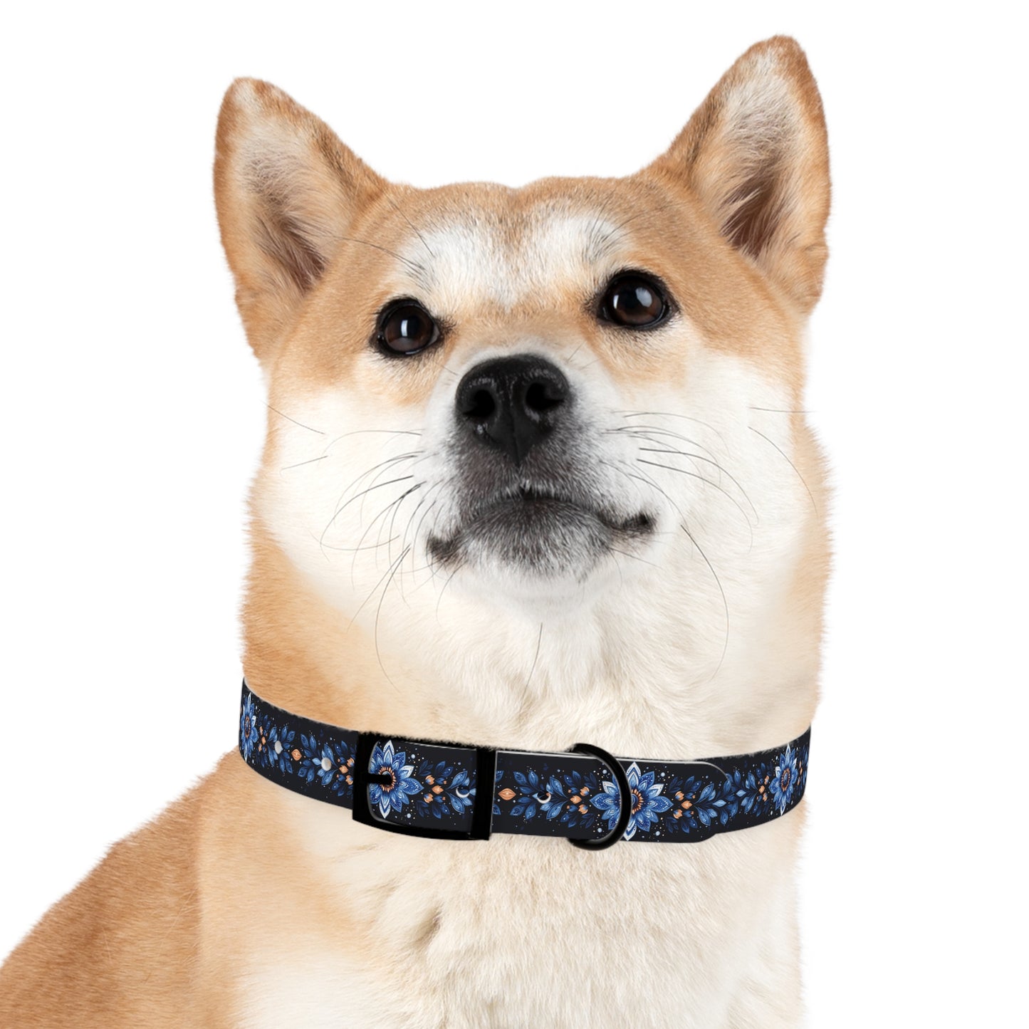 Flower Pattern Dog Collar - Stylish & Durable Pet Accessory