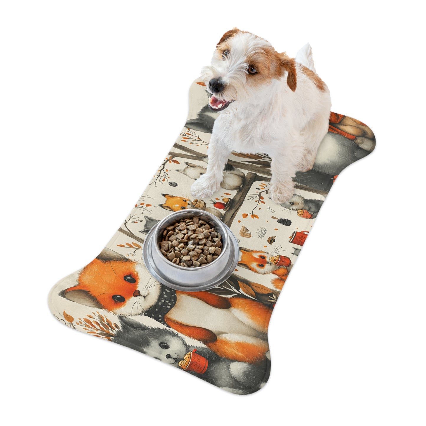 Adorable Animal-Themed Pet Feeding Mats | Perfect for Pet Lovers