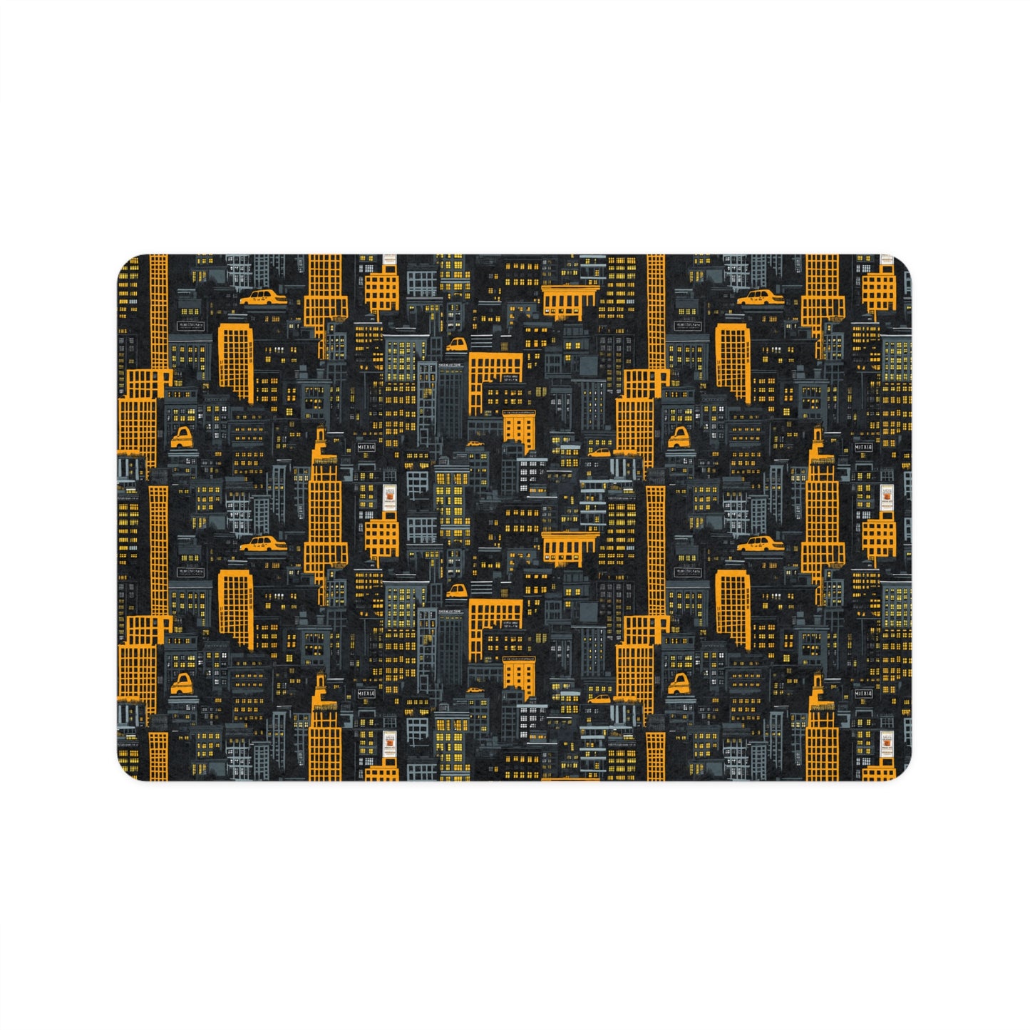 New York Pet Food Mat - 12x18 Non-Slip Feeding Mat for Dogs and Cats