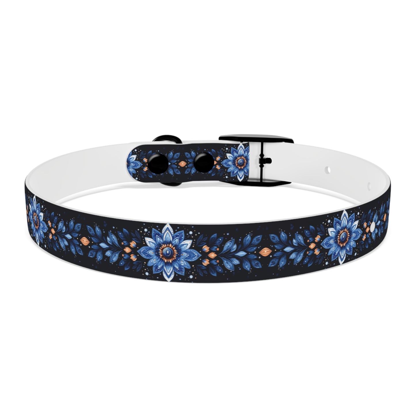 Flower Pattern Dog Collar - Stylish & Durable Pet Accessory