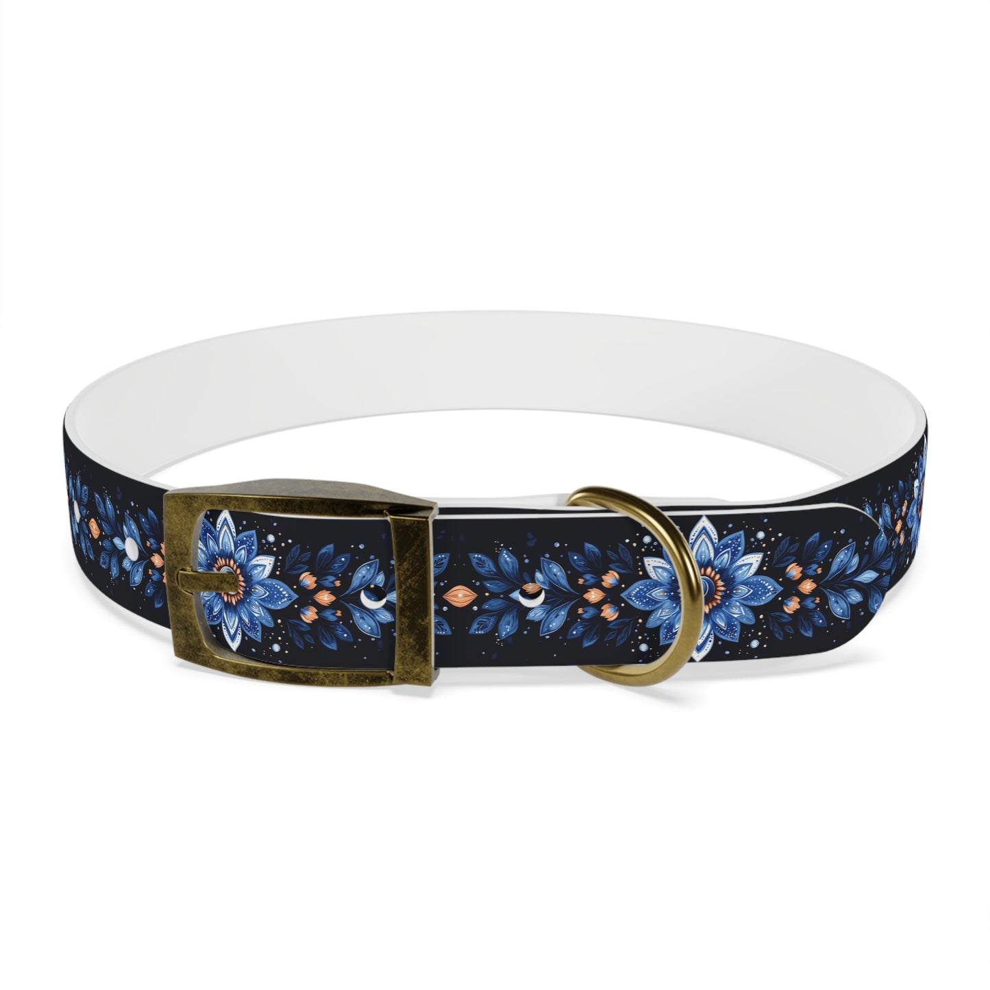 Flower Pattern Dog Collar - Stylish & Durable Pet Accessory