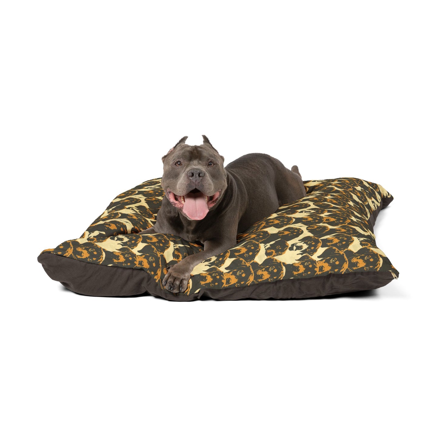 Loyal Companion Dog Print Pet Bed – Soft, Cozy & Durable