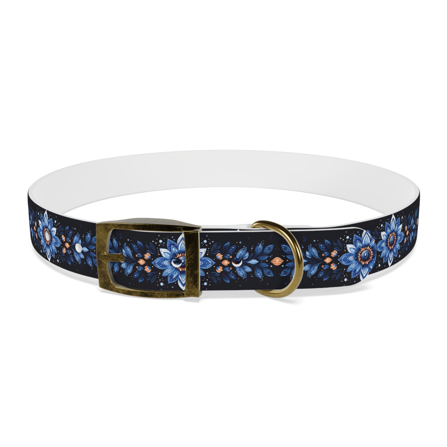 Flower Pattern Dog Collar - Stylish & Durable Pet Accessory