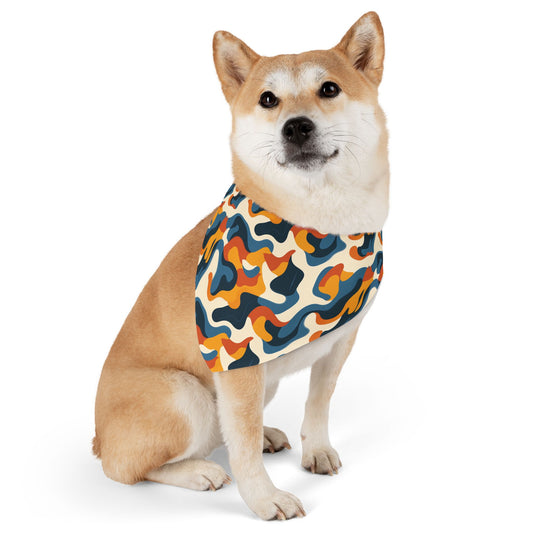 Stylish Camouflage Pet Bandana Collar - Perfect for Outdoor Adventures & Stylish Pets