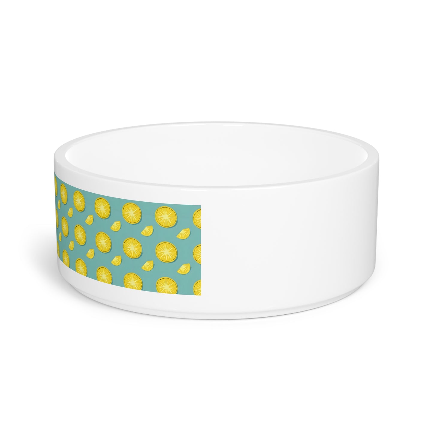 Lemon Slice Pet Bowl - Fun Citrus Design for Pets