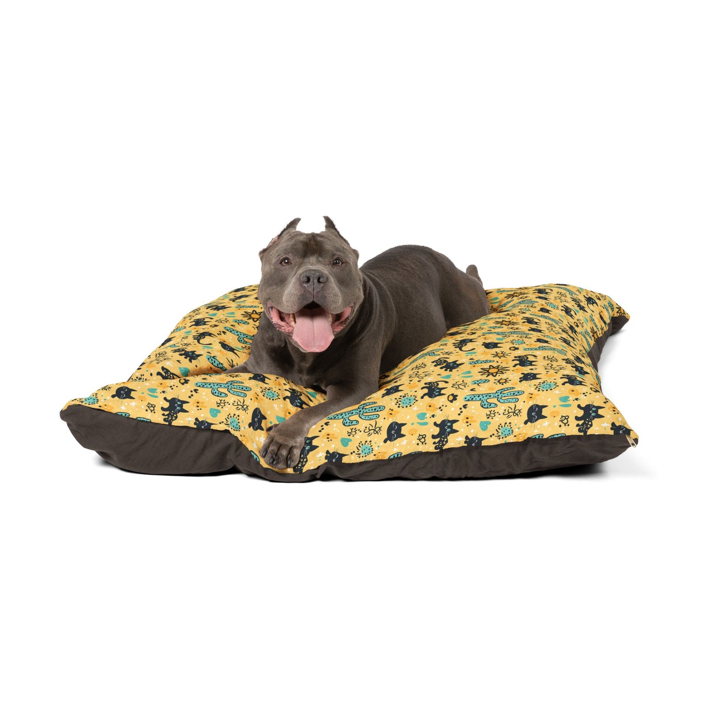 Desert Cat Adventure Pet Bed – Soft, Cozy & Washable