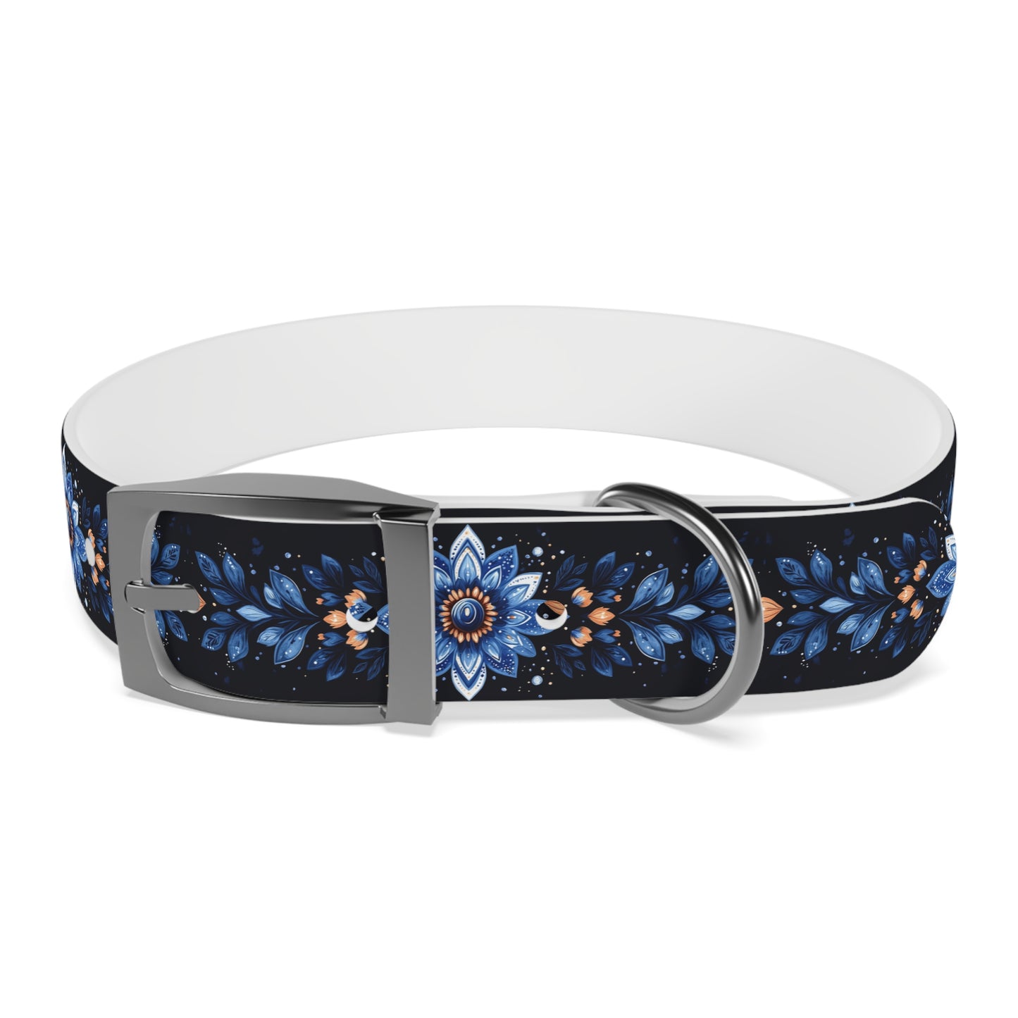 Flower Pattern Dog Collar - Stylish & Durable Pet Accessory