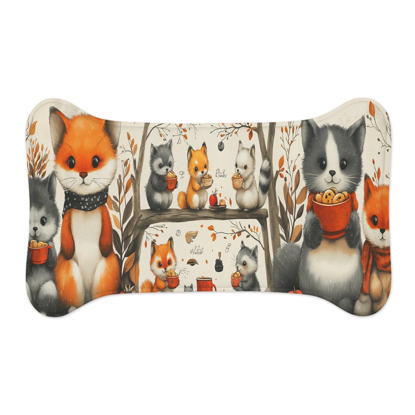 Adorable Animal-Themed Pet Feeding Mats | Perfect for Pet Lovers