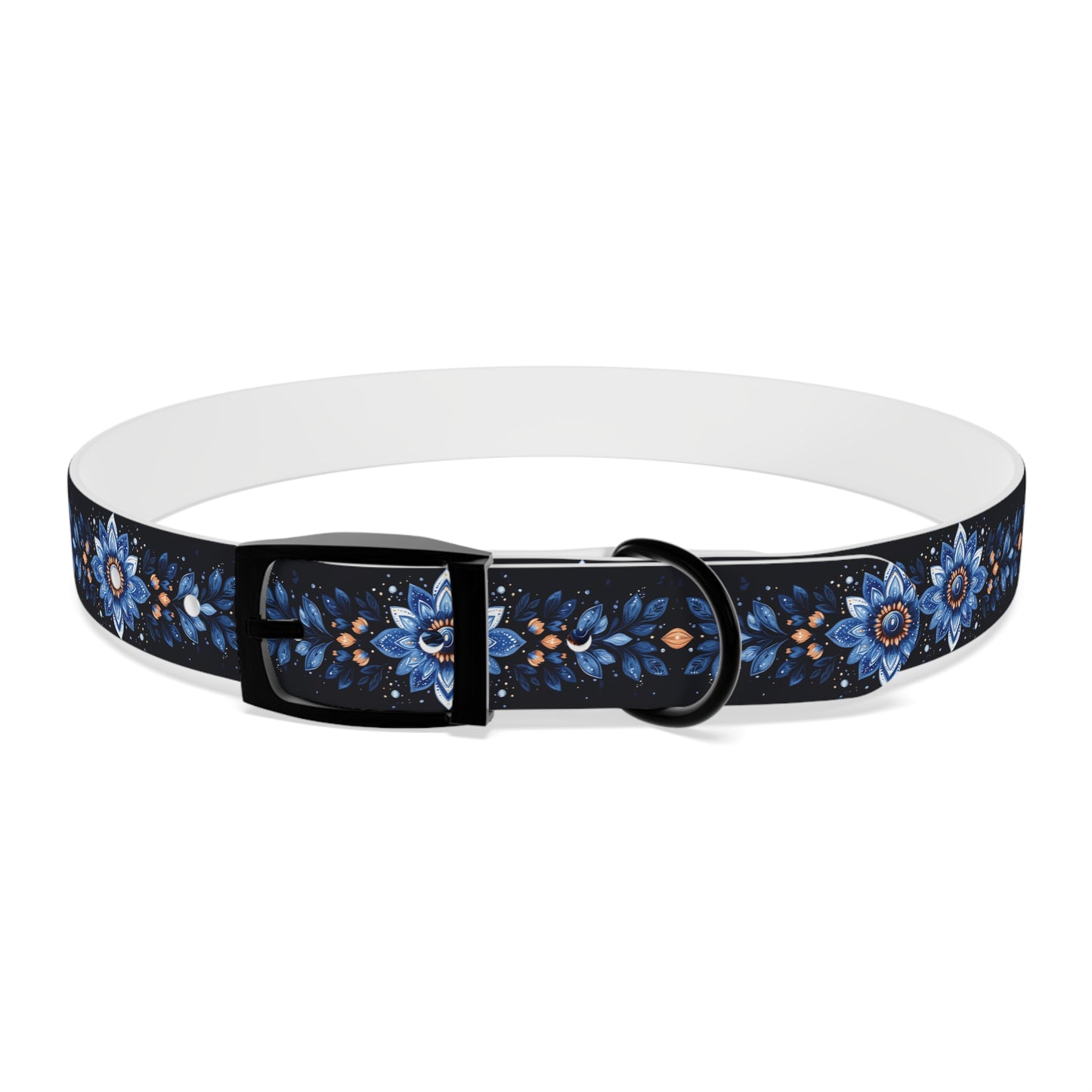 Flower Pattern Dog Collar - Stylish & Durable Pet Accessory