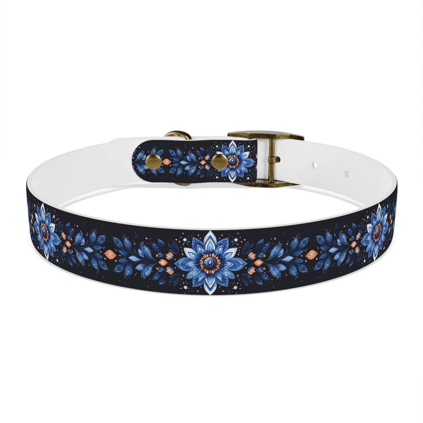 Flower Pattern Dog Collar - Stylish & Durable Pet Accessory