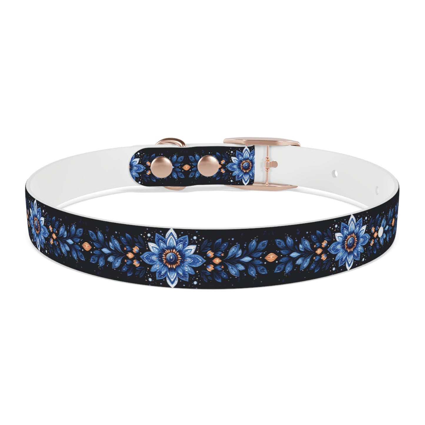 Flower Pattern Dog Collar - Stylish & Durable Pet Accessory