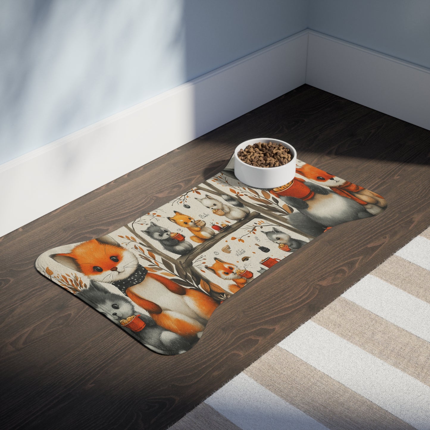 Adorable Animal-Themed Pet Feeding Mats | Perfect for Pet Lovers