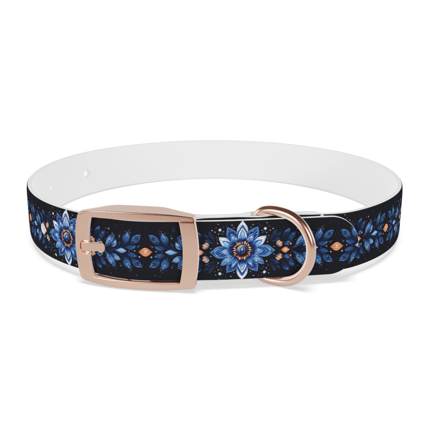 Flower Pattern Dog Collar - Stylish & Durable Pet Accessory