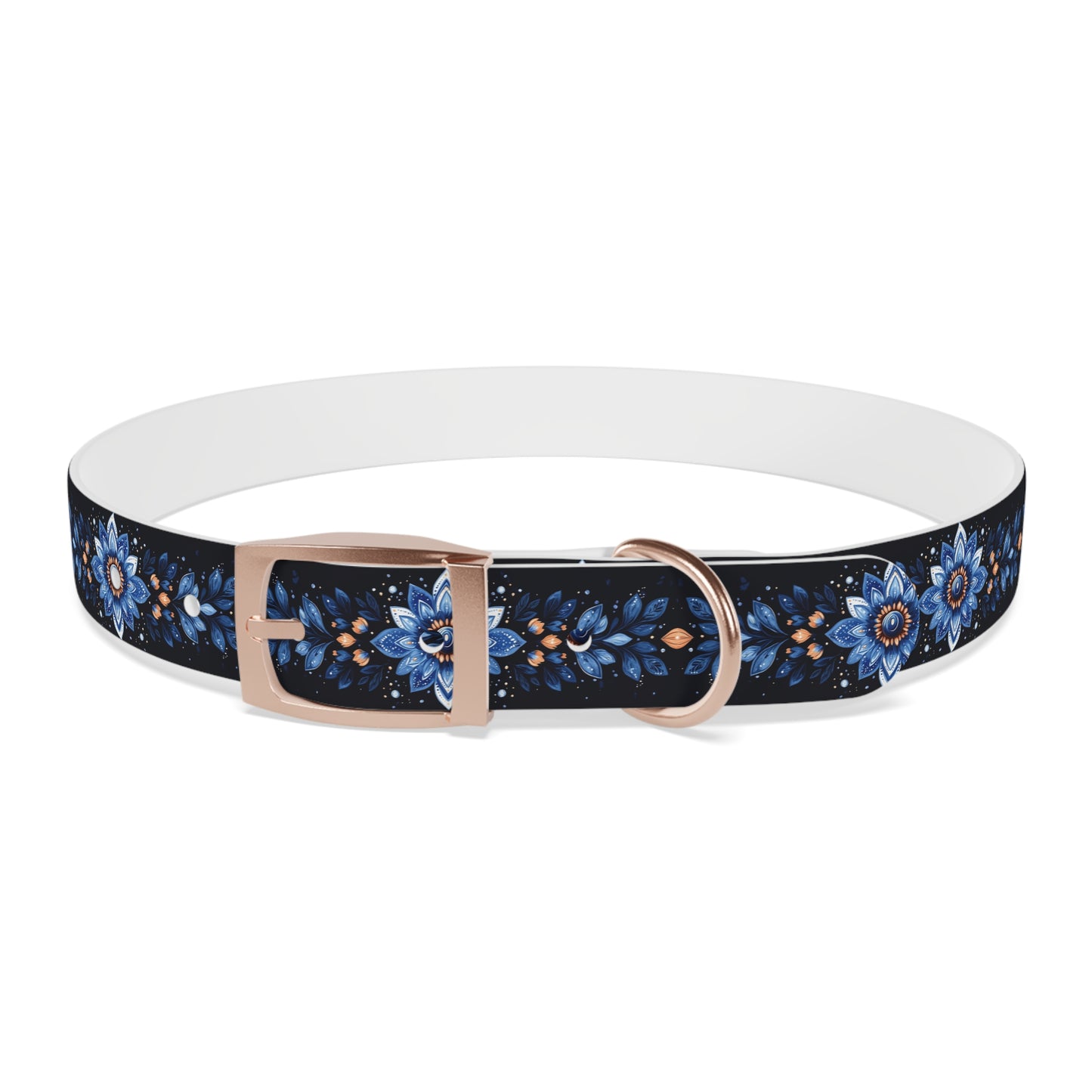 Flower Pattern Dog Collar - Stylish & Durable Pet Accessory